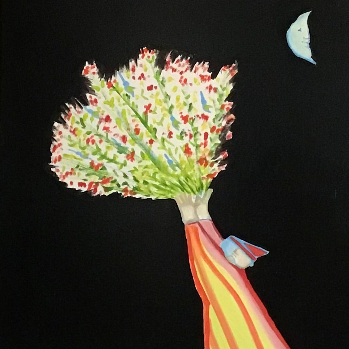 “Flowers for the Moon“ (16x20)