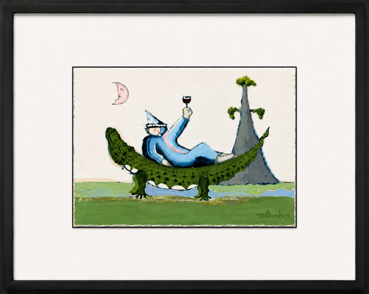 "Big Stretch...Bodo Rest"(22.5"x15")