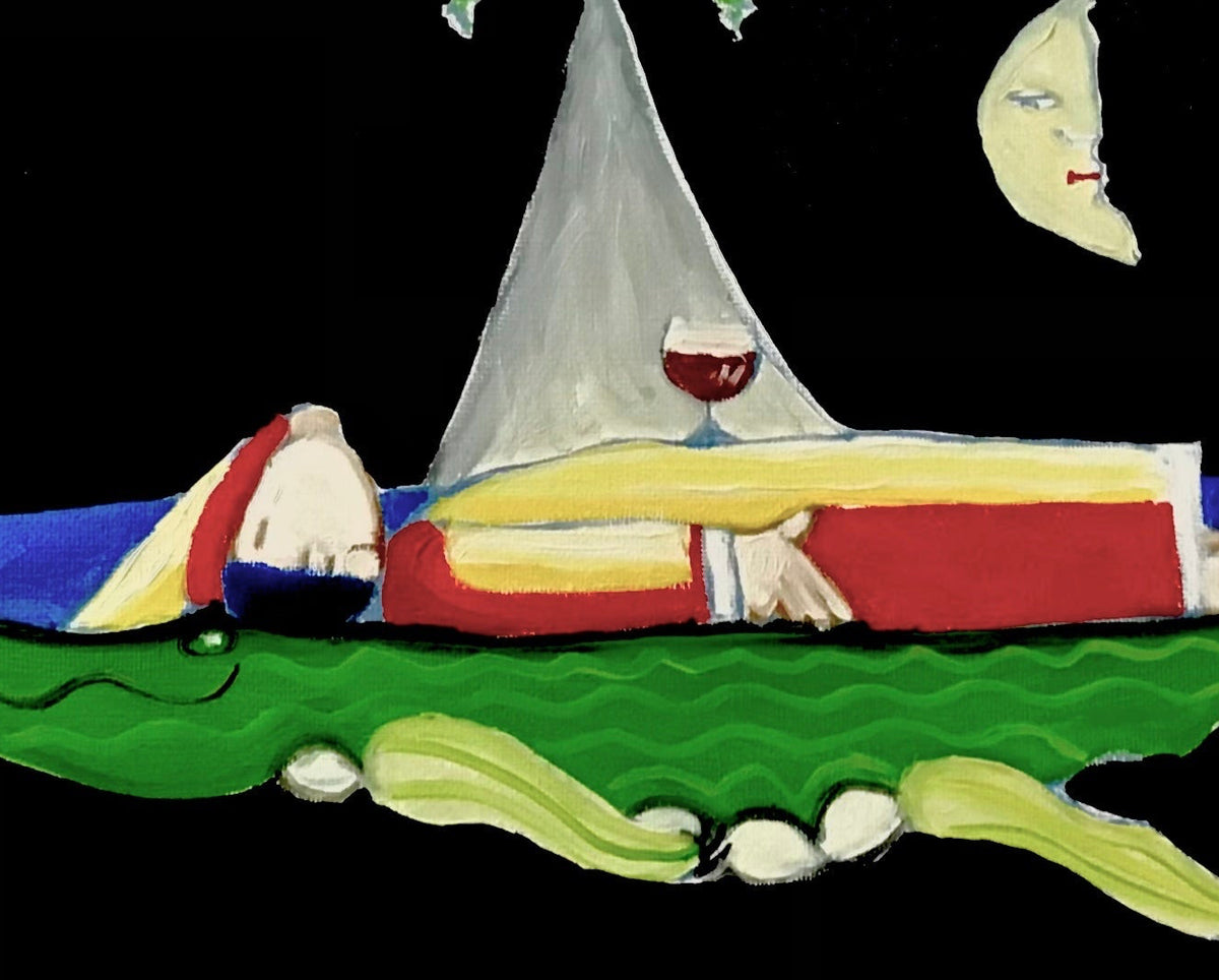 “Sweet, Sweet Wine Under the Tupelo Tree" (11x14) Price?