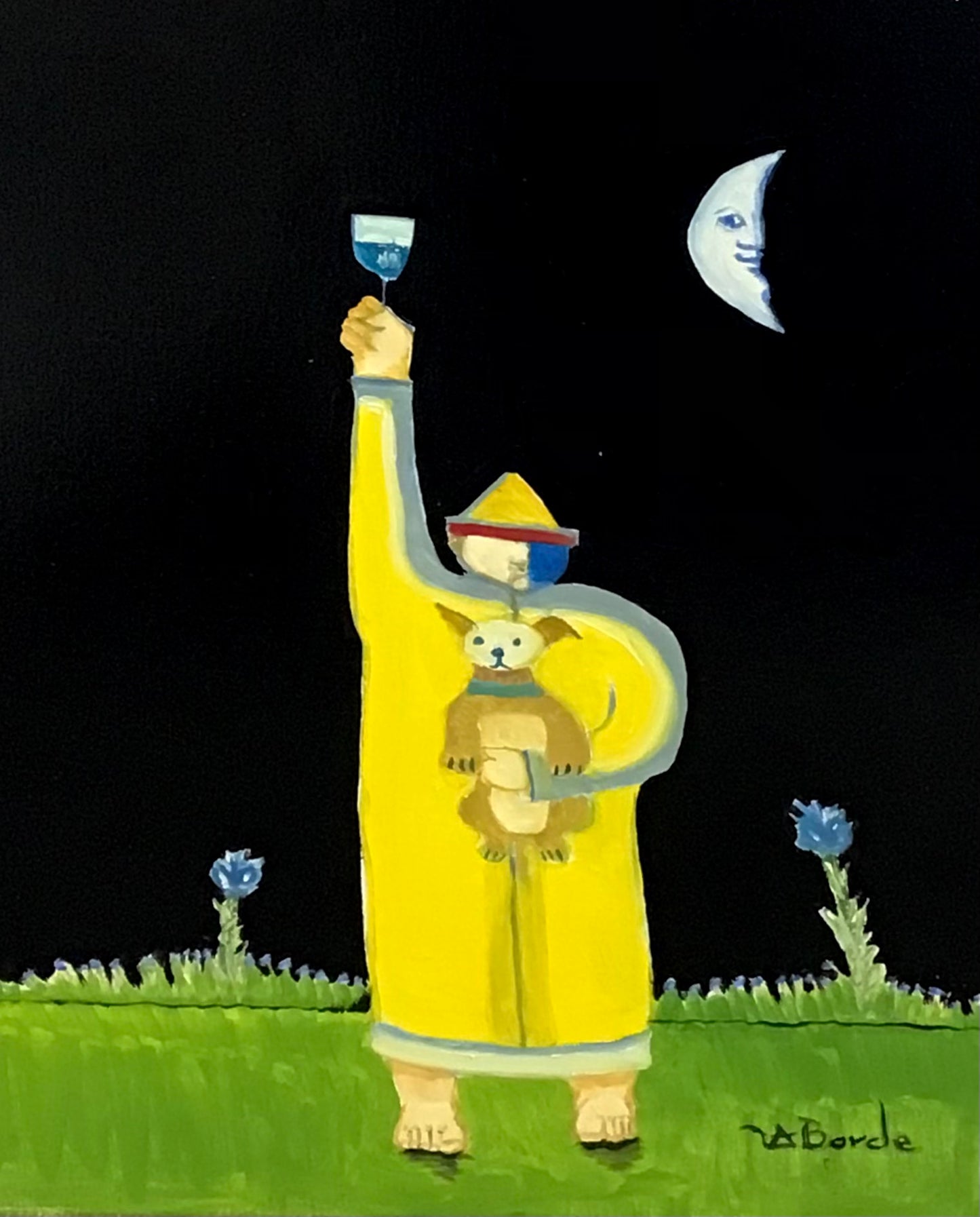 “Bodo Holds Two Things, His Wine and His Sugar”