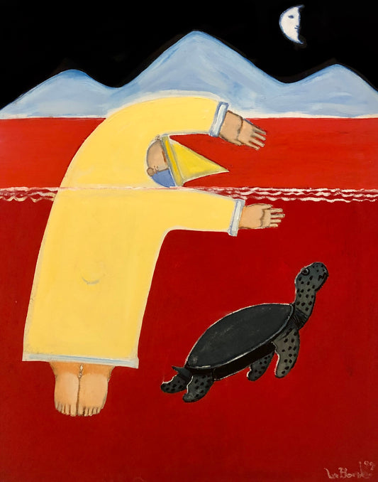 They Swam Beneath the Starry Stars In Pleasure Wrapped Red Sea