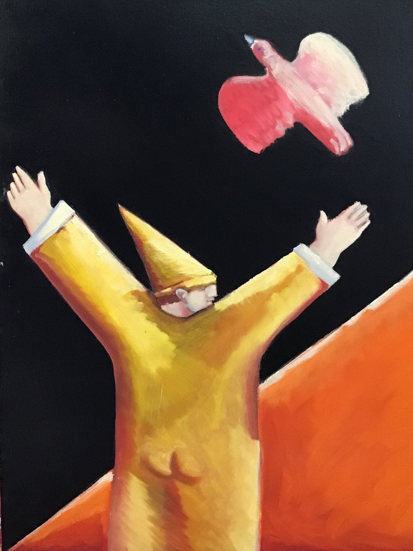 He Watched Her As She Flew in Ever Winding Circles