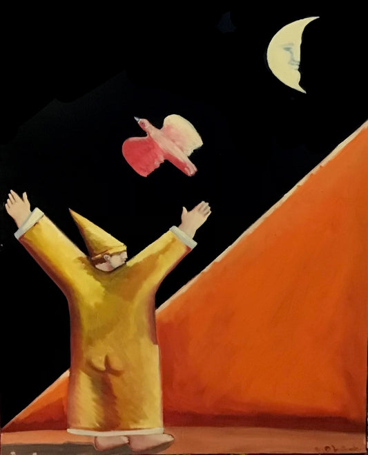 He Watched Her As She Flew in Ever Winding Circles