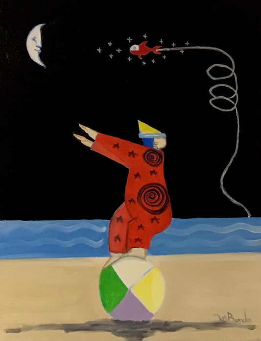 "Bodo's Magic on the Ball" (16x20)