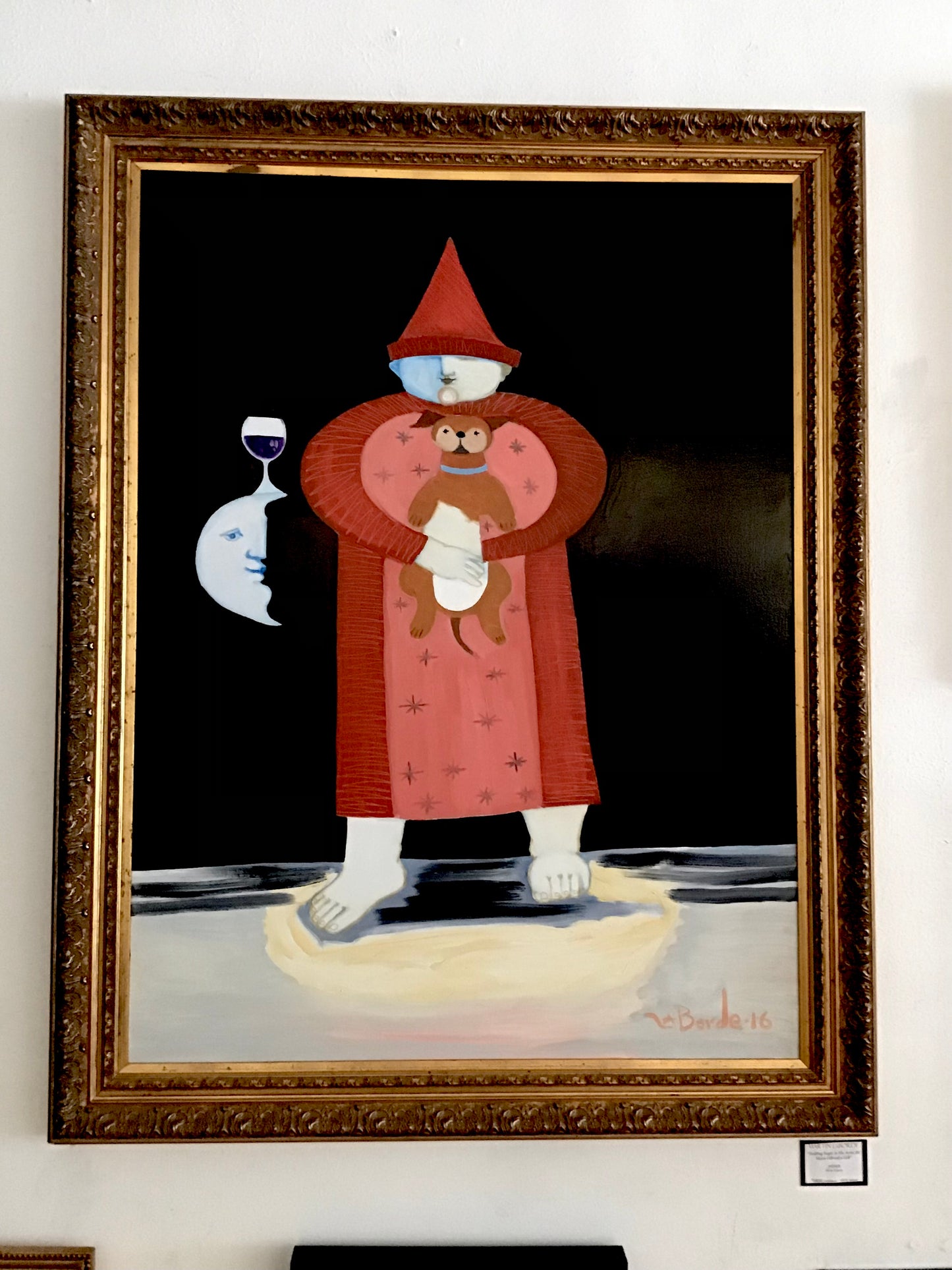 "Holding Sugar In His Arms the Moon Offered A Gift" (36x48)