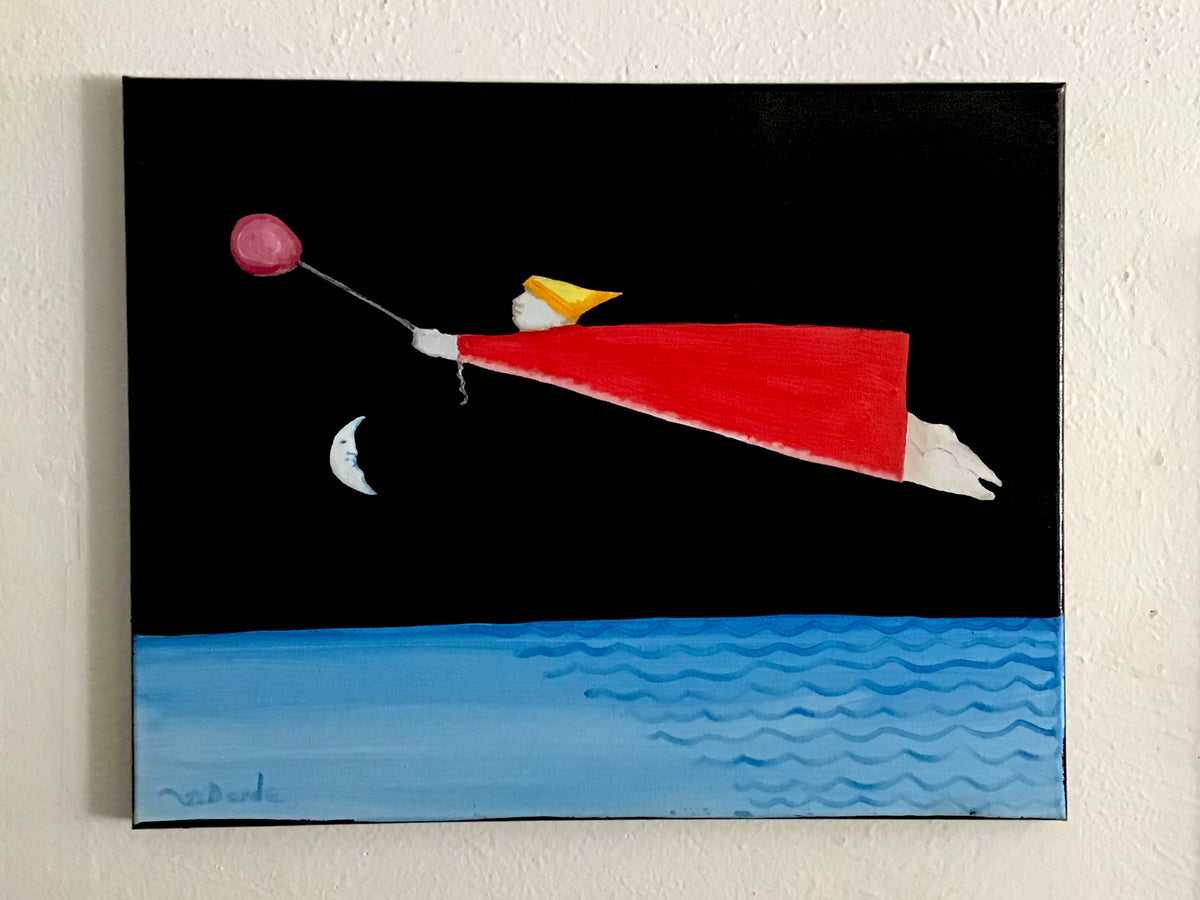 "Bodo's Balloon Race" (16x20)