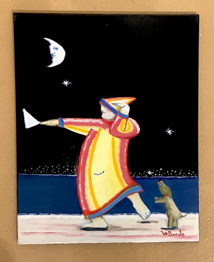 “Paper Plane In the Air, Where It Goes... It Know Not Where” (16x20) OBO