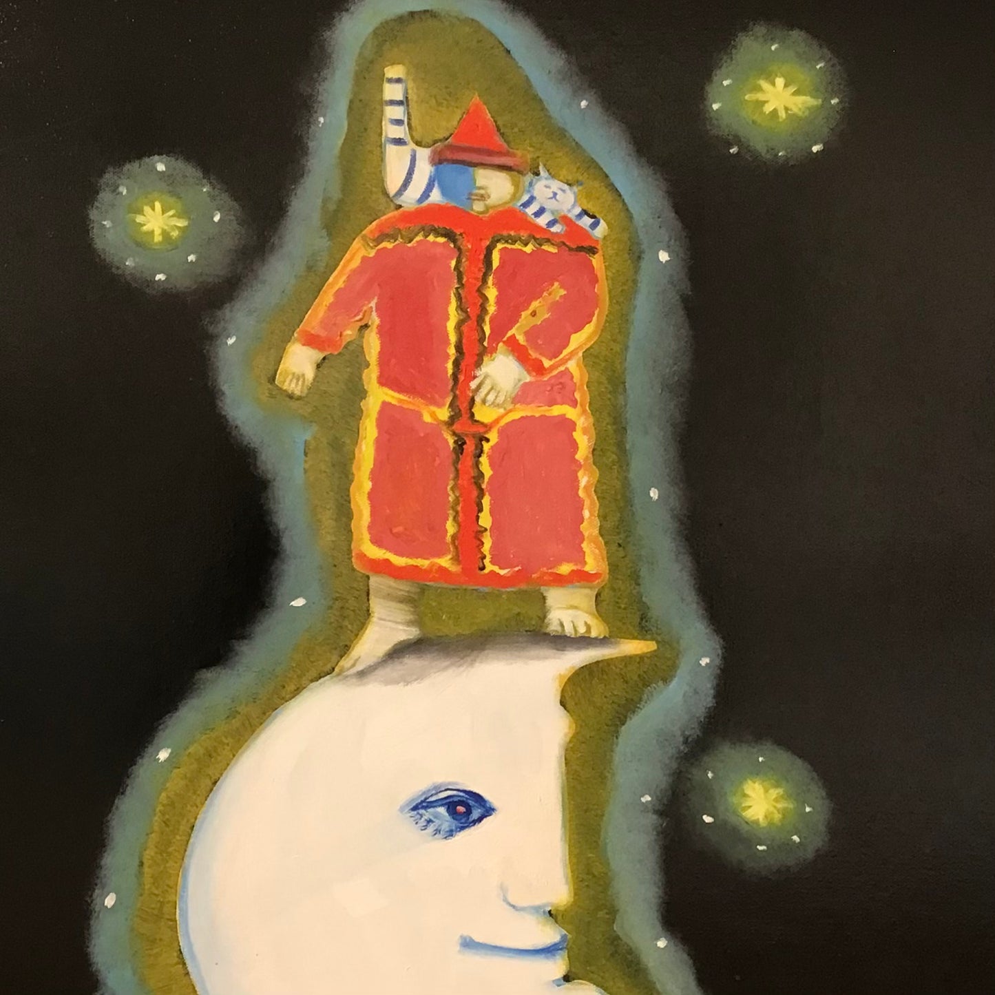 "Top of the Moon with Cat"
