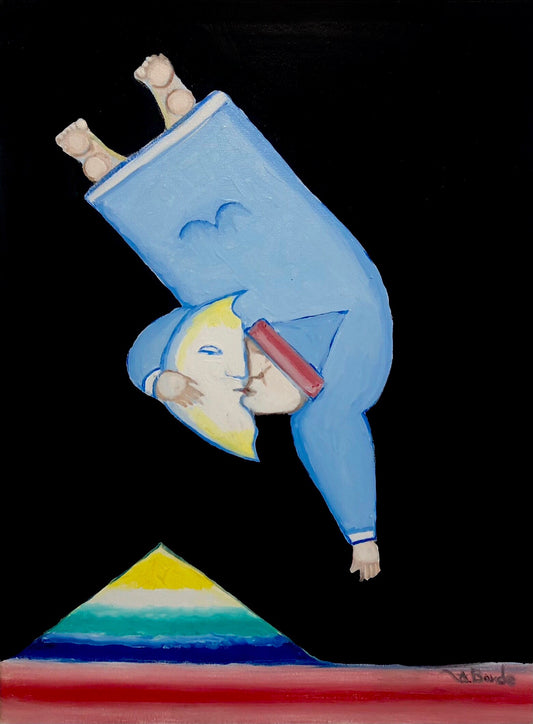 Kissing Moon With a Twist