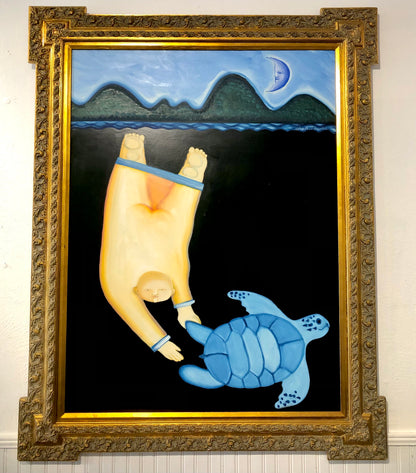 "Moon Turtle and I Swam the Tropical Seas From Island to Island and Saw All of Life That Could See”