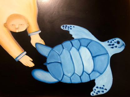 "Moon Turtle and I Swam the Tropical Seas From Island to Island and Saw All of Life That Could See”