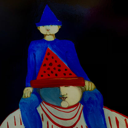 "Carrying the Child Within Him"