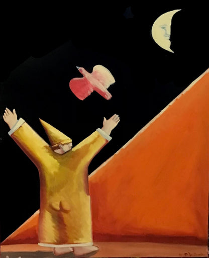 He Watched Her As She Flew in Ever Winding Circles